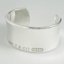 Medium 6.5" Tiffany & Co 1837 Extra Wide Cuff Bracelet in Sterling Silver-3