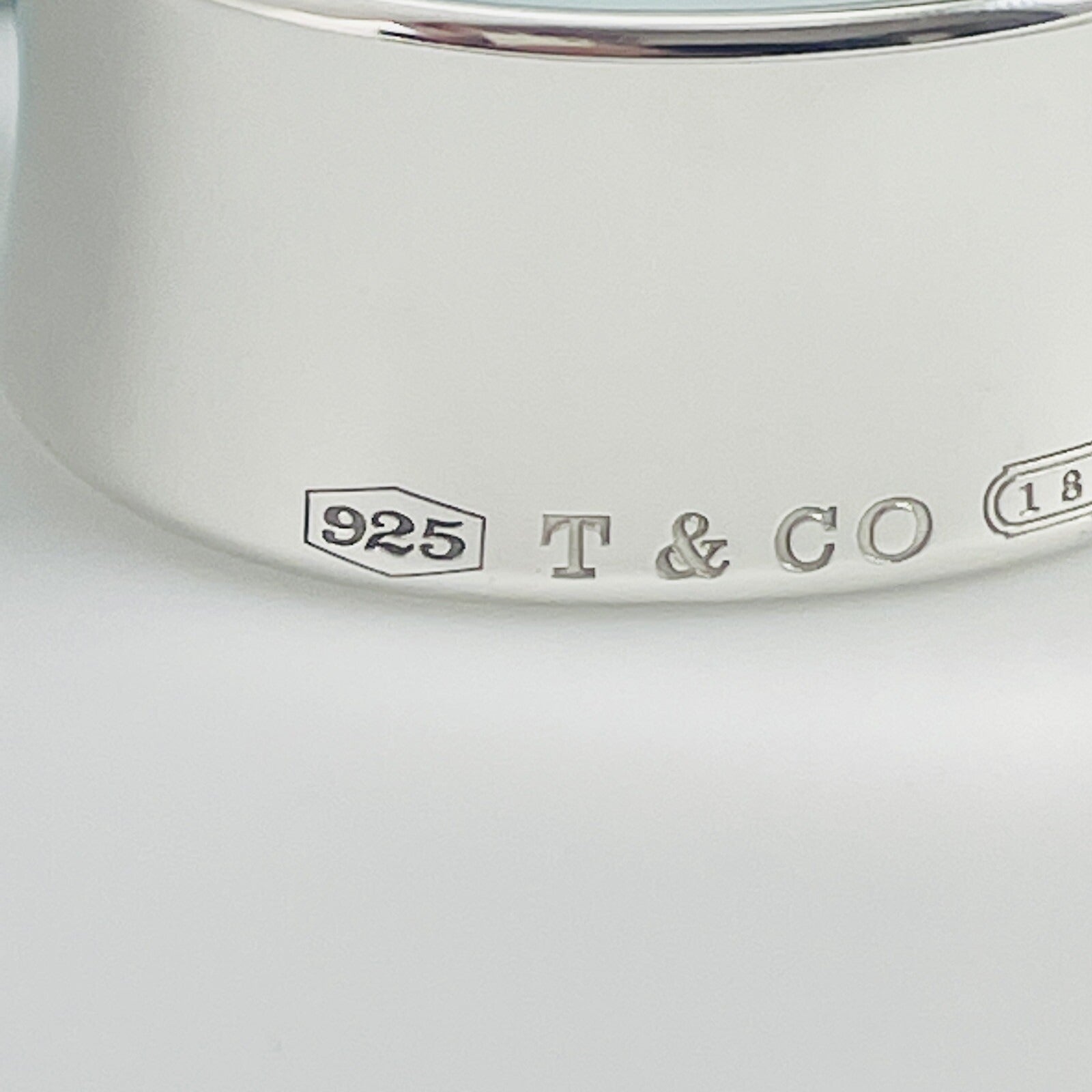 Medium 6.5" Tiffany & Co 1837 Extra Wide Cuff Bracelet in Sterling Silver