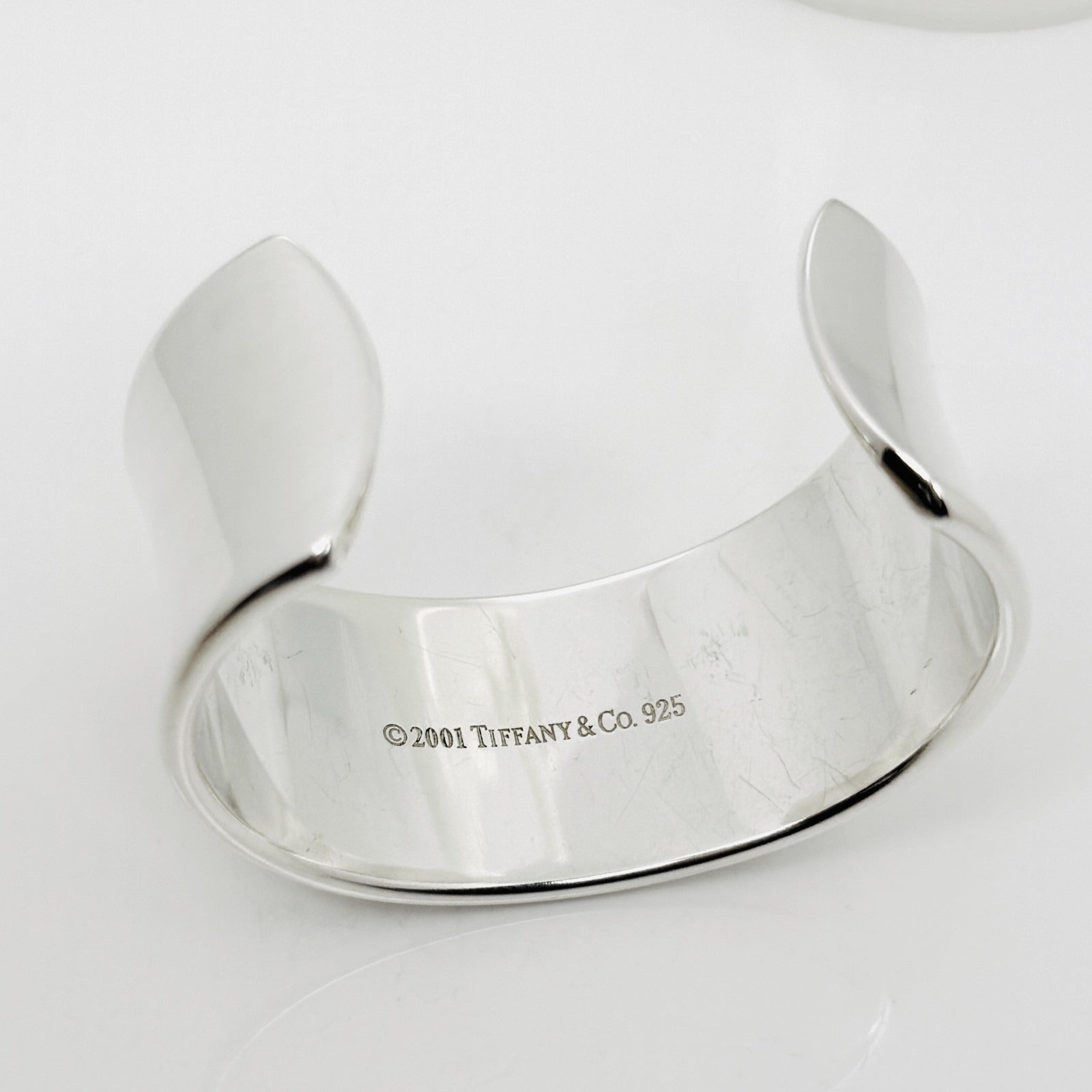 Medium 6.5" Tiffany & Co 1837 Extra Wide Cuff Bracelet in Sterling Silver