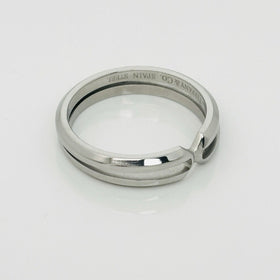 Size 11 Tiffany Zellige Ring by Paloma Picasso in Steel for Men Unisex - 0