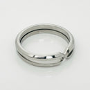 Size 11 Tiffany Zellige Ring by Paloma Picasso in Steel for Men Unisex-3