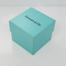 Vintage Tiffany Small Black Royal Blue Suede Leather Empty Ring Box Blue Box-5