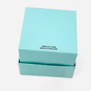 Vintage Tiffany Small Black Royal Blue Suede Leather Empty Ring Box Blue Box-6