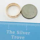 Size 8.5 Tiffany & Co 1837 Rubedo Wide Band Ring Concave-8