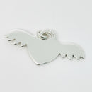 Return to Tiffany & Co. Winged Heart with Angel Wings Silver Charm or Pendant-6