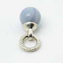 Tiffany & Co Blue Violet Chalcedony Fascination Ball Silver Charm or Pendant-4