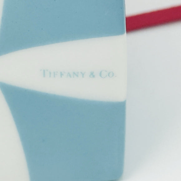 Tiffany Blue Gift Box and Bow Christmas Holiday Ornament Bone China Porcelain