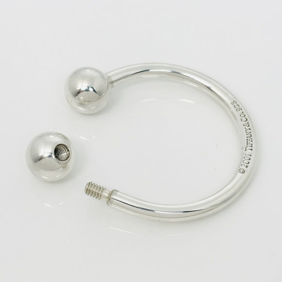 Tiffany & Co Extra Large Horseshoe Key Ring Chain Keyring Keychain