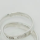 Size 8 Tiffany & Co 1837 Interlocking Double 2 Band Rolling Ring Mens Unisex-4