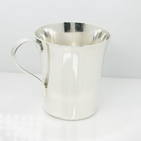 Tiffany Makers Espresso Cordial Cup Mug with Handle Fluted in Sterling Silver