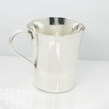 Tiffany Makers Espresso Cordial Cup Mug with Handle Fluted in Sterling Silver