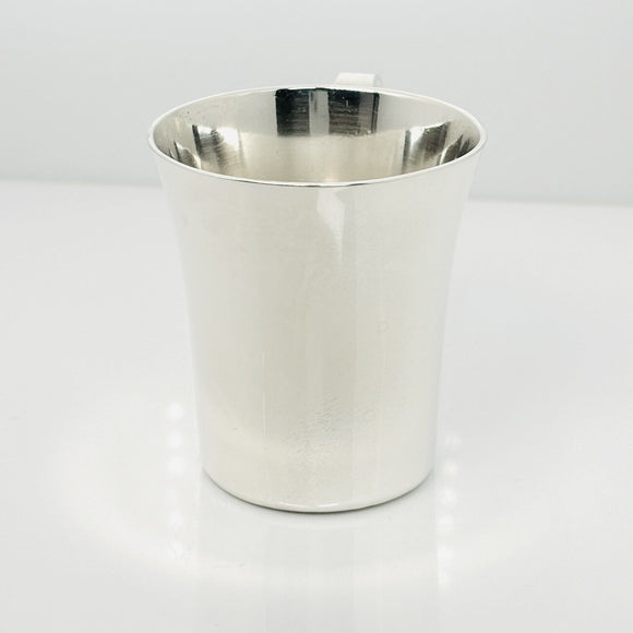 Tiffany Makers Espresso Cordial Cup Mug with Handle Fluted in Sterling Silver