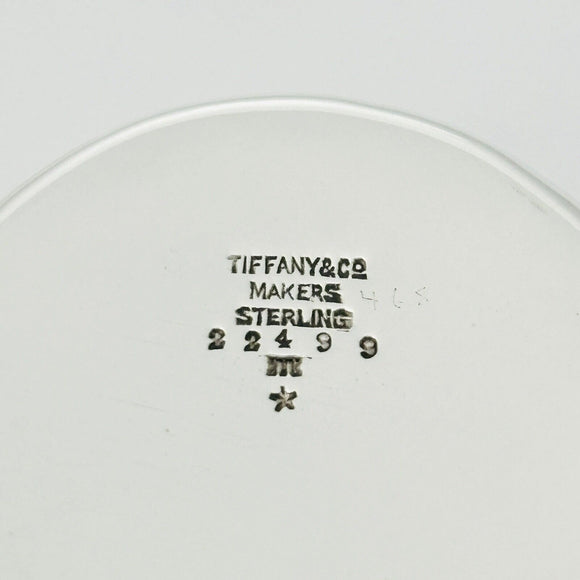 Tiffany Makers Espresso Cordial Cup Mug with Handle Fluted in Sterling Silver