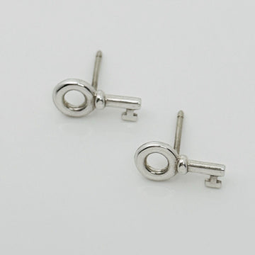 Tiffany & Co Key Lock Stud Earrings in Sterling Silver