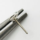 Tiffany & Co Key Lock Stud Earrings in Sterling Silver-4