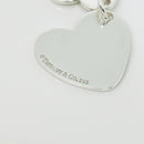 Large Tiffany & Co Double Heart Tag Pendant in 925 Sterling Silver-3