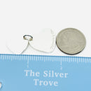 Large Tiffany & Co Double Heart Tag Pendant in 925 Sterling Silver-6