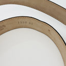 Tiffany & Co Black Leather Calfskin Mens Belt Size 34 Calf Skin-5