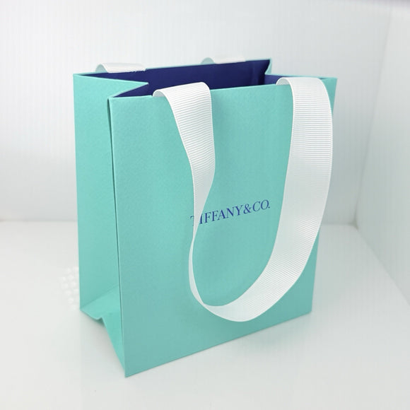 Tiffany & Co 2025 Limited Edition Blue Shopping Gift Bag 5.75" X 5" x 3"