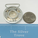 Tiffany & Co Round Atlas Belt Buckle in Sterling Silver Mens Unisex-6