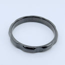 Size 12.5 Tiffany Narrow Groove Ring Paloma Picasso Black Titanium Mens Unisex-4