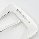 Tiffany Frame Style Prong Classic Belt Buckle in 925 Sterling Silver Mens Unisex-6