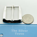 Tiffany Frame Style Prong Classic Belt Buckle in 925 Sterling Silver Mens Unisex-7