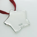 Tiffany & Co Silver Star Christmas Holiday Ornament by Elsa Peretti Size Large-4