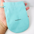 Tiffany & Co Extra Large Blue Jewelry Drawstring Storage Gift Pouch-1