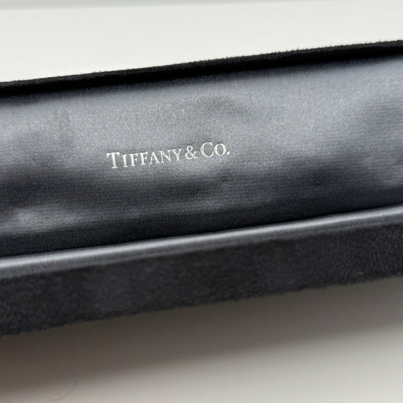 Tiffany Black Suede Leather Watch or Bracelet Presentation Storage Gift Box