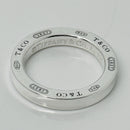 Tiffany 1837 Extra Small Round Circle Tag Pendant in Sterling Silver-1