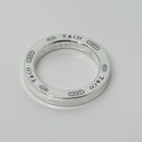 Tiffany 1837 Extra Small Round Circle Tag Pendant in Sterling Silver-3