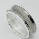 Size 11 Tiffany & Co 1837 Grey Titanium and Silver Ring Band Mens Unisex-8