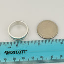 Size 8 Tiffany & Co Vintage Atlas Groove Ring Mens Unisex in Sterling Silver-5