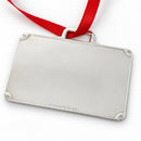 Tiffany & Co. 1837 Luggage Suitcase Christmas Tree Holiday Ornament in Silver-5