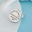 1 SINGLE Return to Tiffany & Co Mini Round Circle Stud Earring Replacement Lost-1