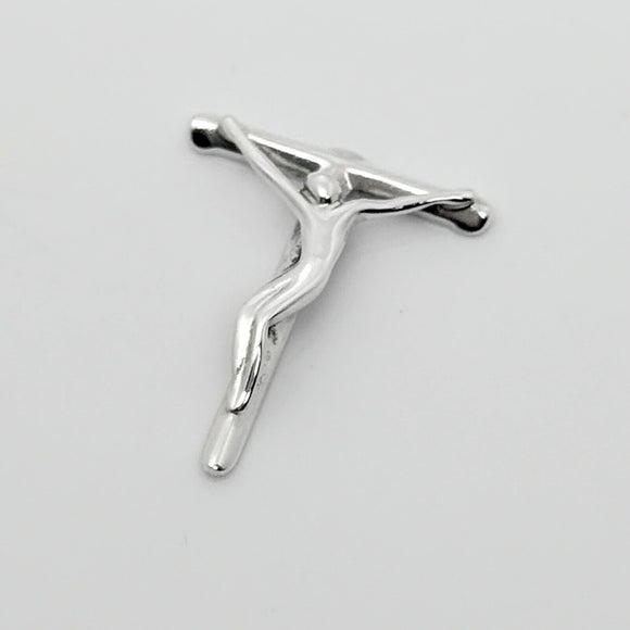 RARE Tiffany Extra Small Mini Crucifix Cross Pendant 18.5mm by Elsa Peretti