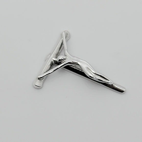 RARE Tiffany Extra Small Mini Crucifix Cross Pendant 18.5mm by Elsa Peretti