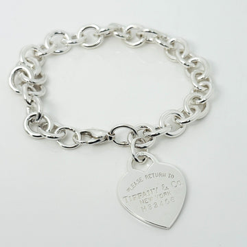 8.75" Please Return to Tiffany New York Extra Large Heart Tag Charm Bracelet
