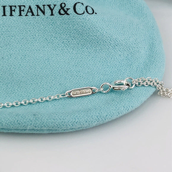 Tiffany & Co Mixed Bead Chain 28" to 32" in Sterling Silver Adjustable Necklace