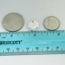 Tiffany Letter i Notes Alphabet Disc Pendant-4