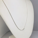 Tiffany & Co Mixed Bead Chain 28" to 32" in Sterling Silver Adjustable Necklace-3