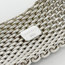 Large 8" Tiffany & Co Extra Wide Somerset Mesh Bangle Bracelet-5