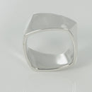 Size 6.5 Tiffany Frank Gehry Torque Ring Mens Unisex in Sterling Silver-6