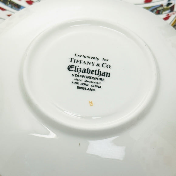 1 Set Tiffany & Co Espresso Expresso Demitasse Cup Poker Playing Cards Deck Game