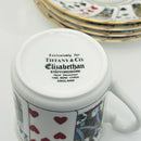 1 Set Tiffany & Co Espresso Expresso Demitasse Cup Poker Playing Cards Deck Game-16