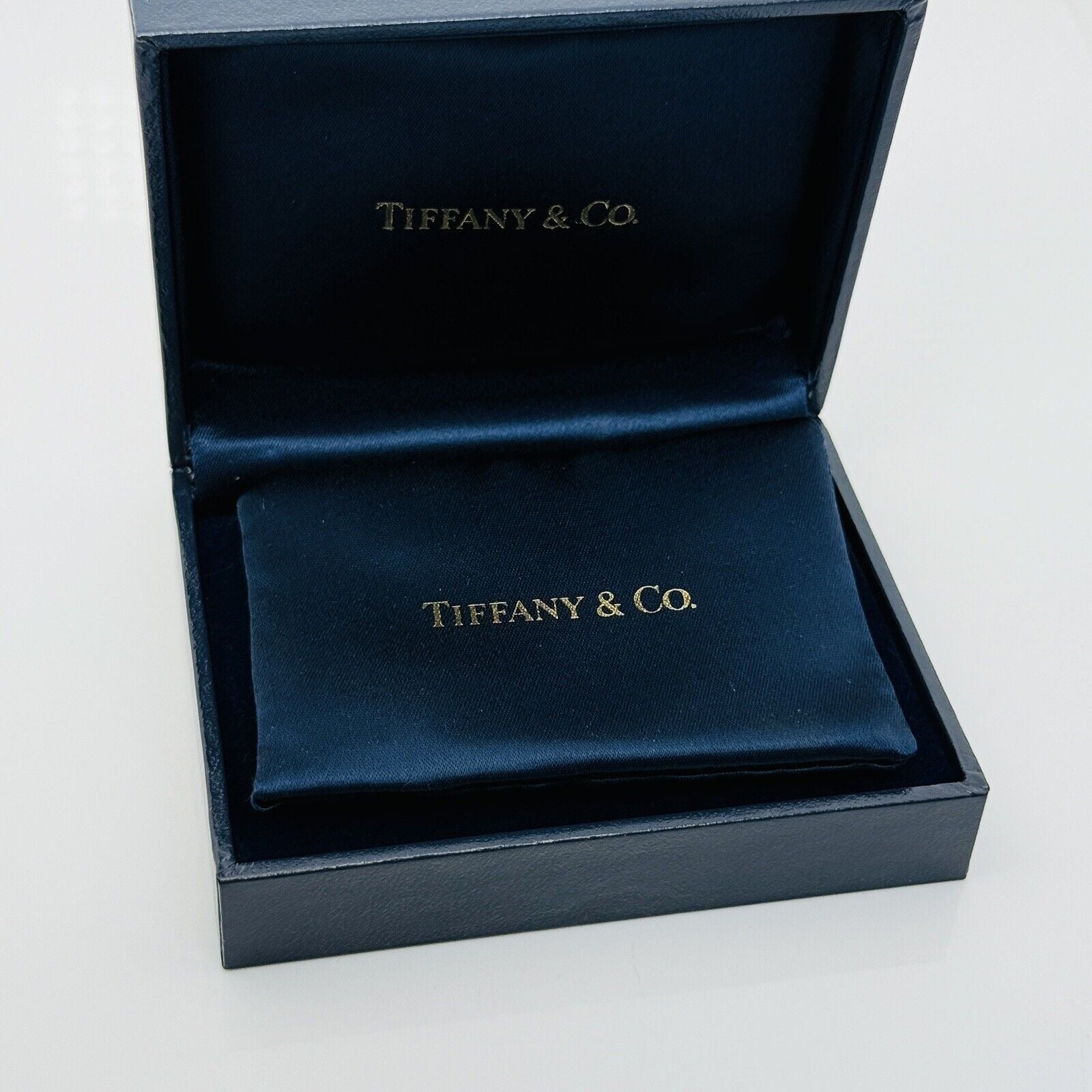 Vintage Tiffany Heart Perfume Flacon Bottle Funnel in Silver with Storage Box