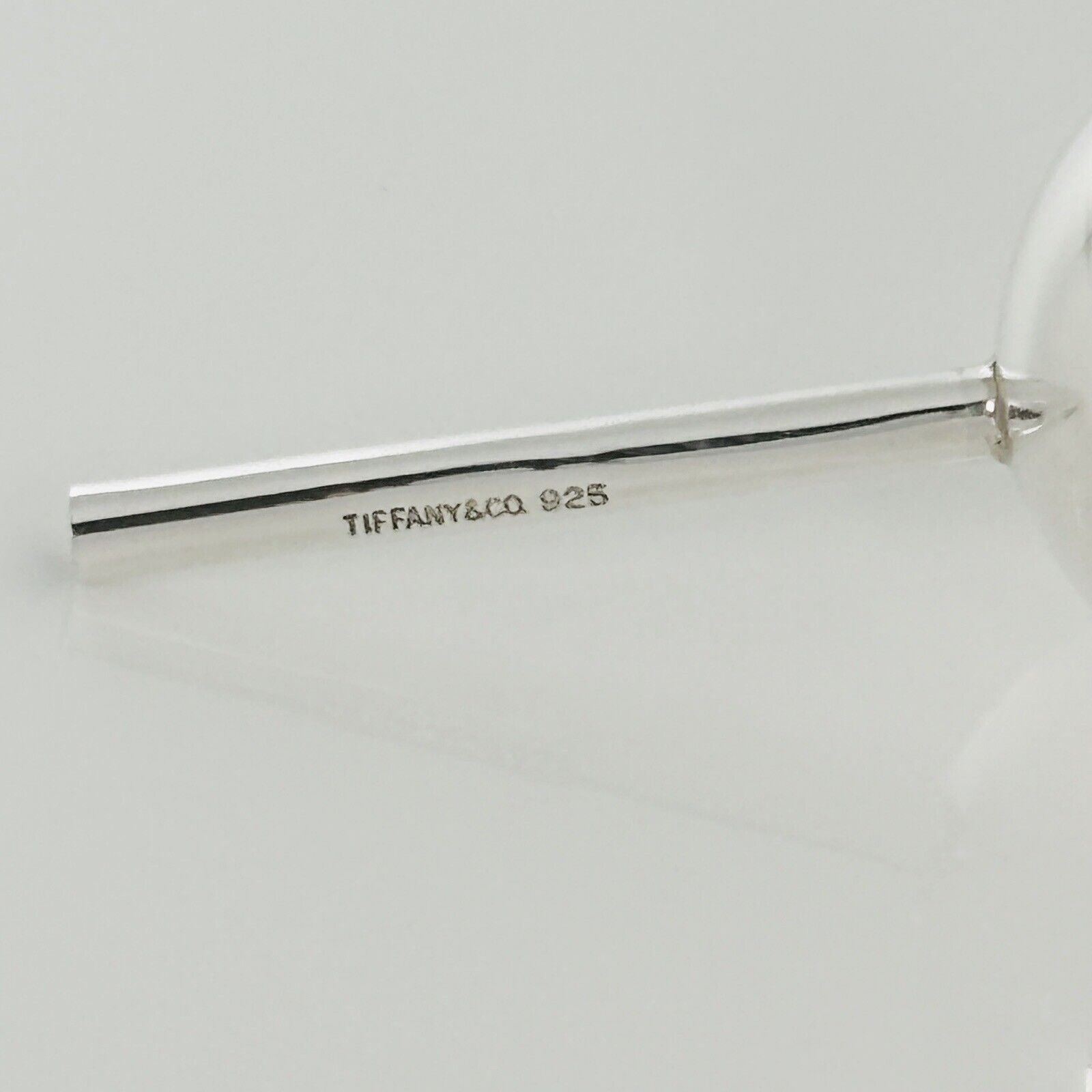 Vintage Tiffany Heart Perfume Flacon Bottle Funnel in Silver with Storage Box