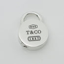 Return to Tiffany 1837 Round Padlock Lock Charm or Pendant in Sterling Silver-1