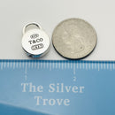 Return to Tiffany 1837 Round Padlock Lock Charm or Pendant in Sterling Silver-7